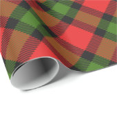 Feestelijke tartan cadeaupapier (Rol Hoek)