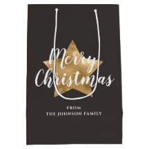 Feestelijke Taupe Bruin Goud Ster Kerstmis 