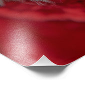 Feestelijke teckel in Santa Attire Foto Afdruk (Hoek)