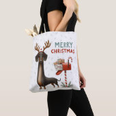 Feestelijke teckel Tas (Dichtbij)