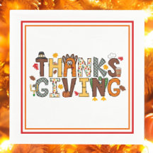 Feestelijke Thanksgiving Feest Turkije Football Bl