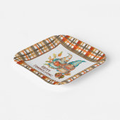 Feestelijke Thanksgiving Gnomen Papieren Bordje (Gebogen)