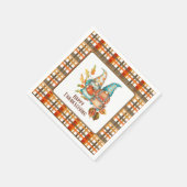 Feestelijke Thanksgiving Gnomen Servet (Hoek)