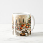 Feestelijke Thanksgiving Vakantie Diner Mok (Voorkant rechts)
