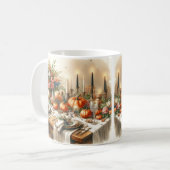 Feestelijke Thanksgiving Vakantie Diner Mok (Voorkant links)