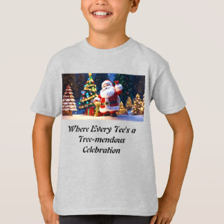 Feestelijke Threads: Wrap Yourself in Christmas Ch T-shirt