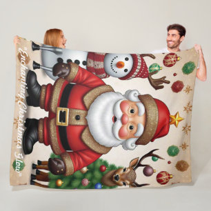 "Feestelijke Tijd" Fleece Deken