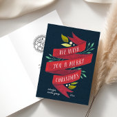 Feestelijke Tijding | Gevouwen Collectieve Kaart