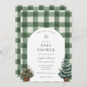 Feestelijke Tree Gender Neutral Baby shower Arch Kaart (Voorkant / Achterkant)