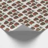 Feestelijke tribale maskers inpakpapier (Hoek)