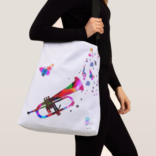 Feestelijke Trompet Crossbody Tas (Dichtbij)