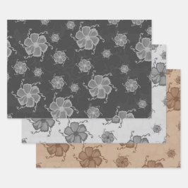 Feestelijke Tropen Bloemensier Papier BGB Inpakpapier Vel