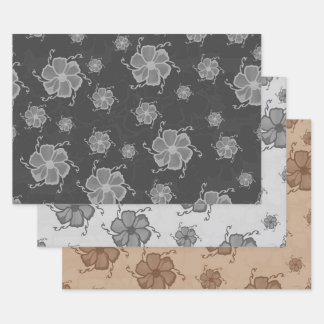 Feestelijke Tropen Bloemensier Papier BGB Inpakpapier Vel