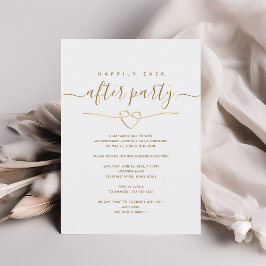 Feestelijke Trouwreceptie Happily Ever After Kaart