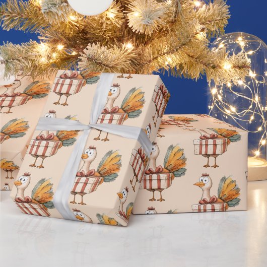 Feestelijke Turkije Thanksgiving Wrapping Paper Cadeaupapier (Feestdagen)