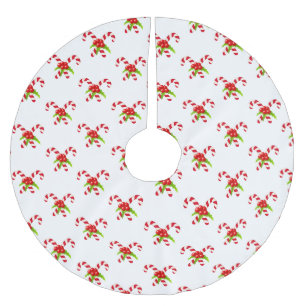 Feestelijke Twin Candy Canes Vakantie Kerstboom Rok