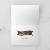 Feestelijke Type Gold Happy Herfst Y'all Gevouwen  Kaart (Binnen)