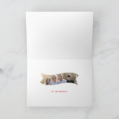 Feestelijke Type Happy Herfst Y'all Gevouwen Vakan Kaart (Binnen)