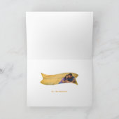 Feestelijke Type Sinaasappel Happy Herfst Y'all Ge Kaart (Binnen)