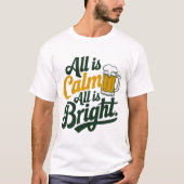 Feestelijke typografie met Beer Mok Design T-shirt (Voorkant)