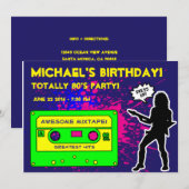 Feestelijke uitnodiging van 1980, 80-jarig feest,  (Voorkant / Achterkant)