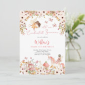 Feestelijke uitnodiging voor de 1e verjaardag van (Staand voorkant)