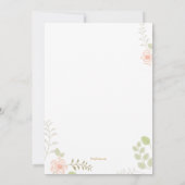 Feestelijke uitnodiging voor de liefde (Achterkant)