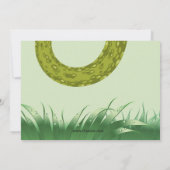 feestelijke uitnodiging voor een feestelijke feest (Achterkant)