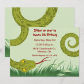 feestelijke uitnodiging voor een feestelijke feest (Voorkant / Achterkant)