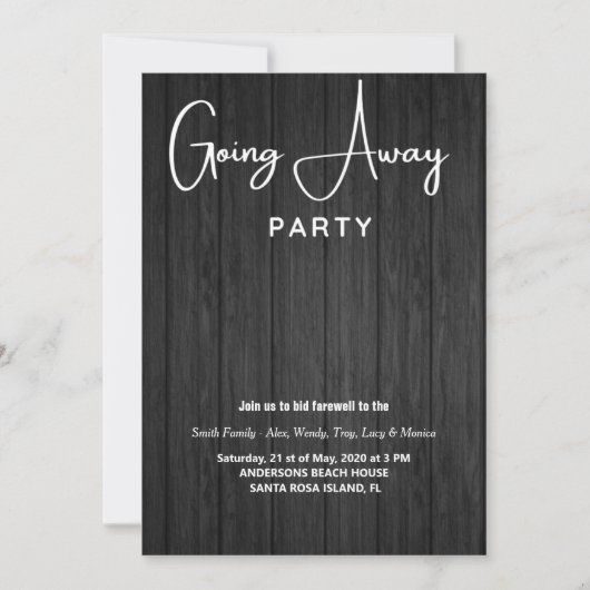 feestelijke uitnodigingen (Voorkant)