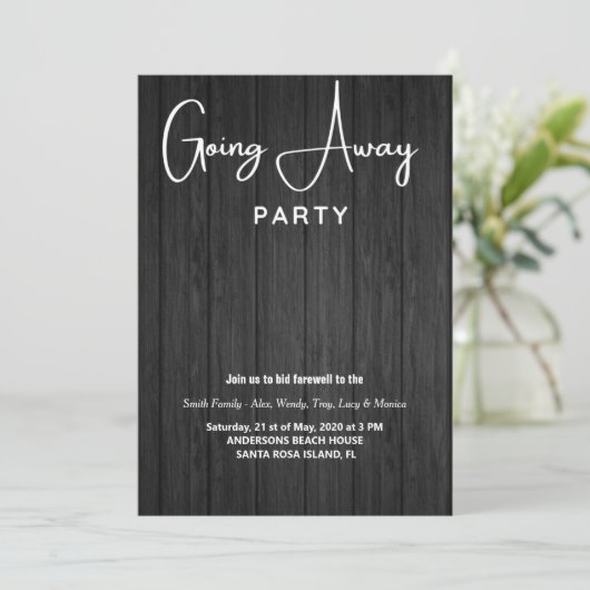 feestelijke uitnodigingen (Staand voorkant)