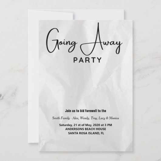 feestelijke uitnodigingen (Voorkant)