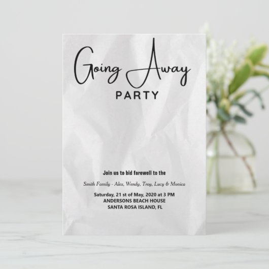 feestelijke uitnodigingen (Staand voorkant)