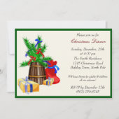 Feestelijke uitnodigingen voor kerstfeest (Voorkant)