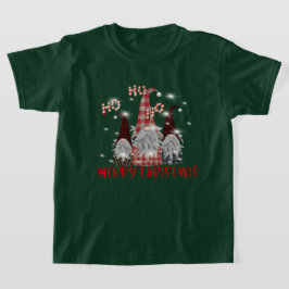 feestelijke unisex-kerstgnomen T-Shirt