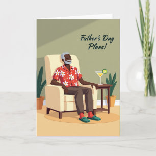 Feestelijke Vaderdag Bloemkaart Kaart