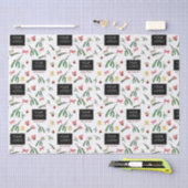 Feestelijke vakantie bedrijf Logo Branded Tissuepapier (Craft)