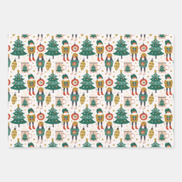 Feestelijke vakantie Cheer Cozy Winter Wonderland Inpakpapier Vel