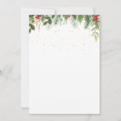 Feestelijke vakantie Cocktail Party Kerstmis Kaart (Achterkant)