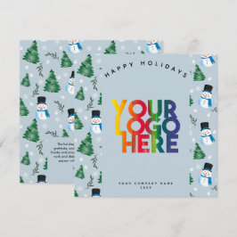 Feestelijke vakantie Corporate Business Logo Chris Kaart