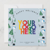 Feestelijke vakantie Corporate Business Logo Chris Kaart (Voorkant)