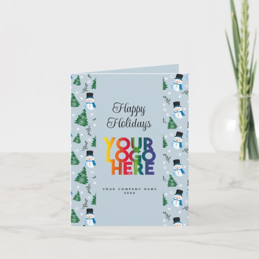 Feestelijke vakantie Corporate Business Logo Chris Kaart (Voorkant)