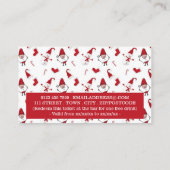 Feestelijke vakantie - Grumpy Santa - Drinken Tick Informatiekaartje (Achterkant)