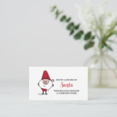 Feestelijke vakantie - Grumpy Santa - Drinken Tick Informatiekaartje (Staand voorkant)