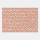 Feestelijke vakantie inpakken papieren vellen (Voorkant 2)