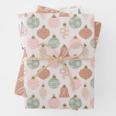 Feestelijke vakantie inpakken papieren vellen (In situ)