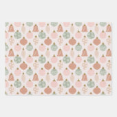 Feestelijke vakantie inpakken papieren vellen (Voorkant)