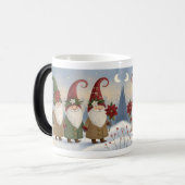 Feestelijke vakantie kabouters magische mok (Voorkant links)