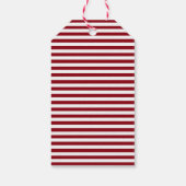 Feestelijke vakantie krans Monogram Gift Label Cadeaulabel (Achterkant)