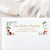 Feestelijke vakantie Lijst Etiket (Insitu)